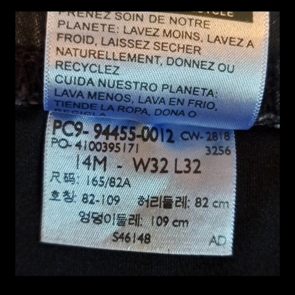 Signature Levi's Strauss totally shaping pull on skinny jeans black women's 14 - Picture 8 of 8